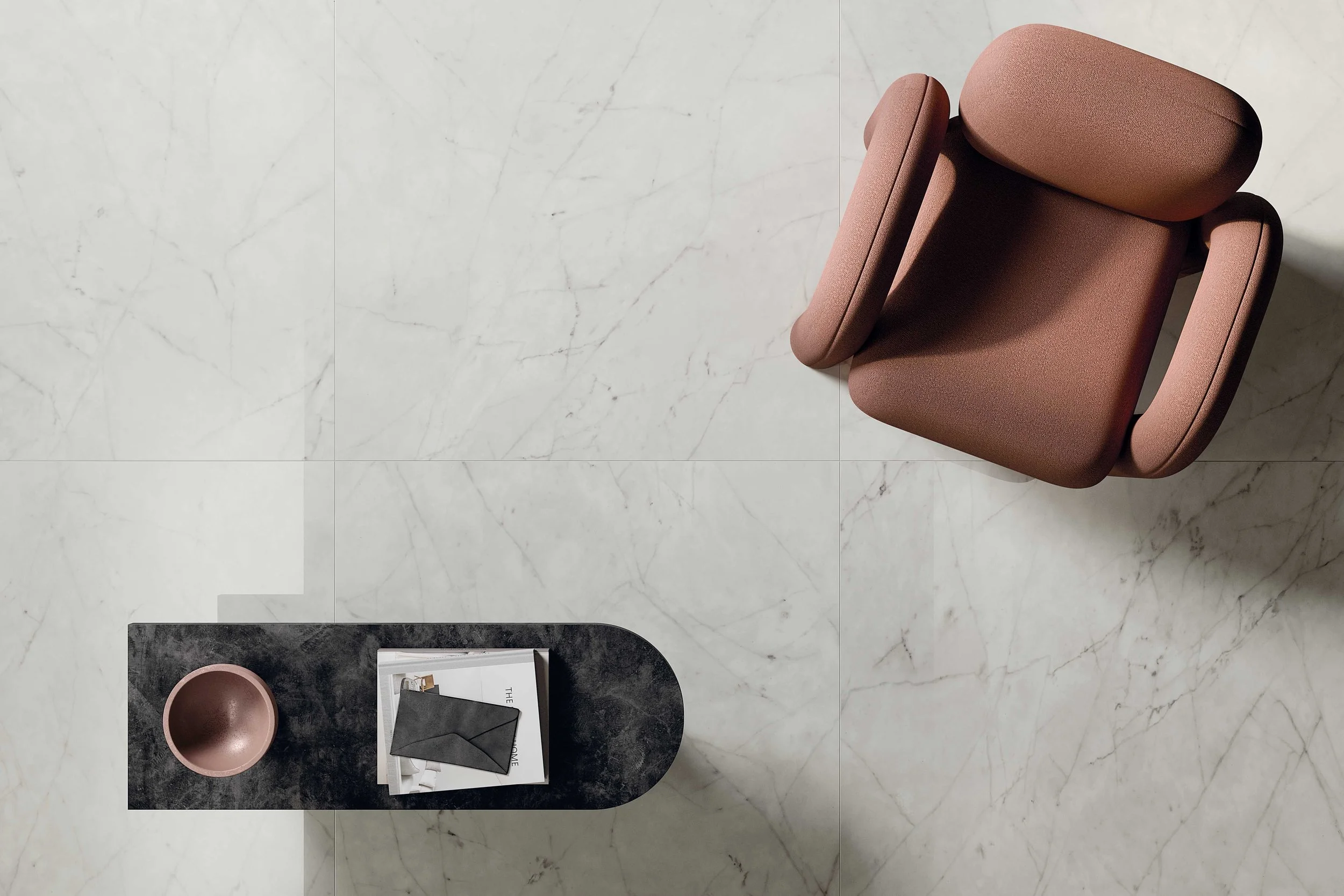 unoa 【Marble stone】No sleeve design Nuvola Scura Marble Natural Stone - | HINTEX | Home Interior